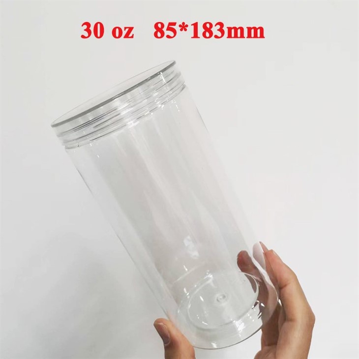 900ml Clear Plastic Jars